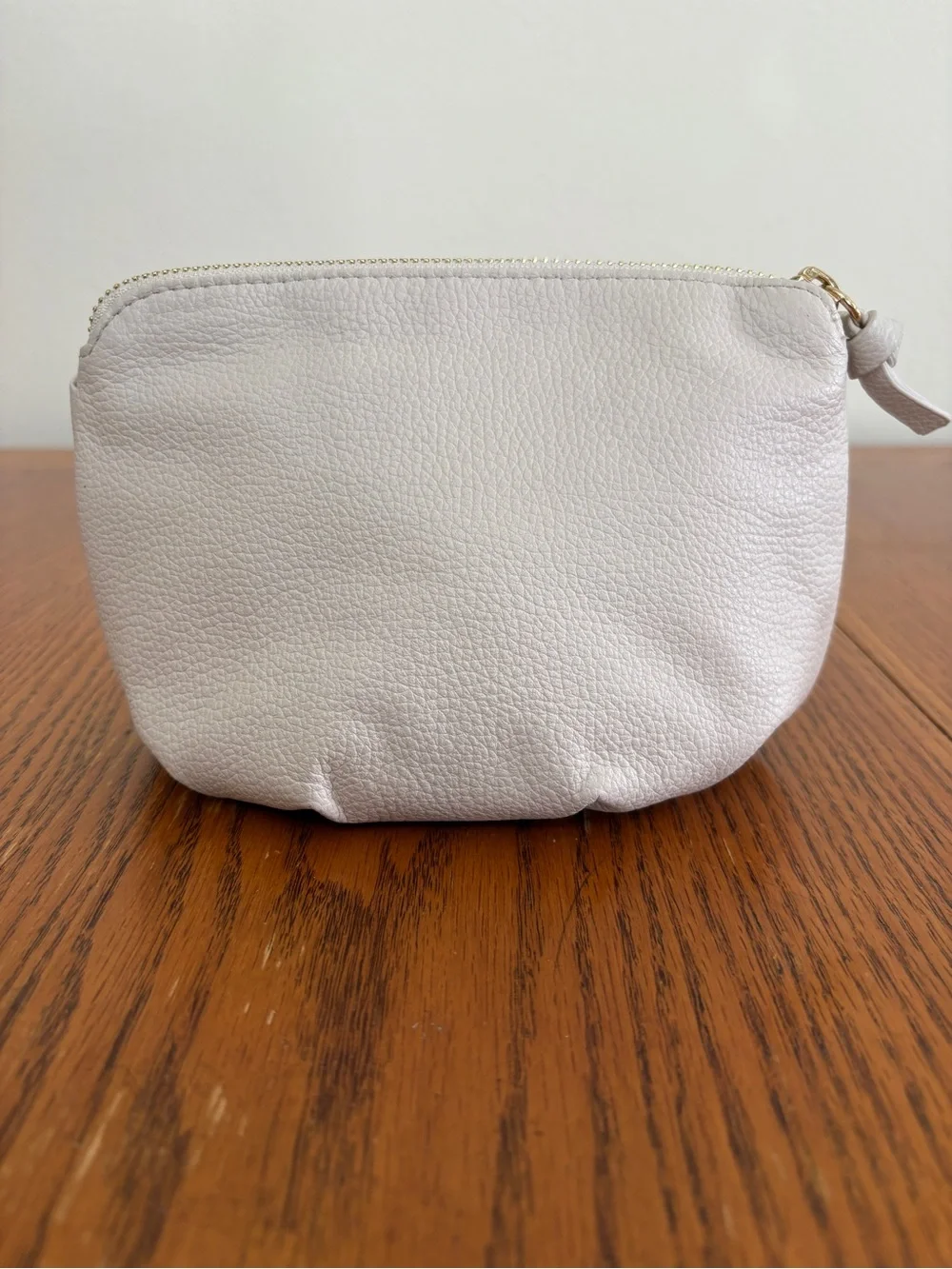 ANTONIO MELANI Cream Leather Knot Bow Clutch Bag